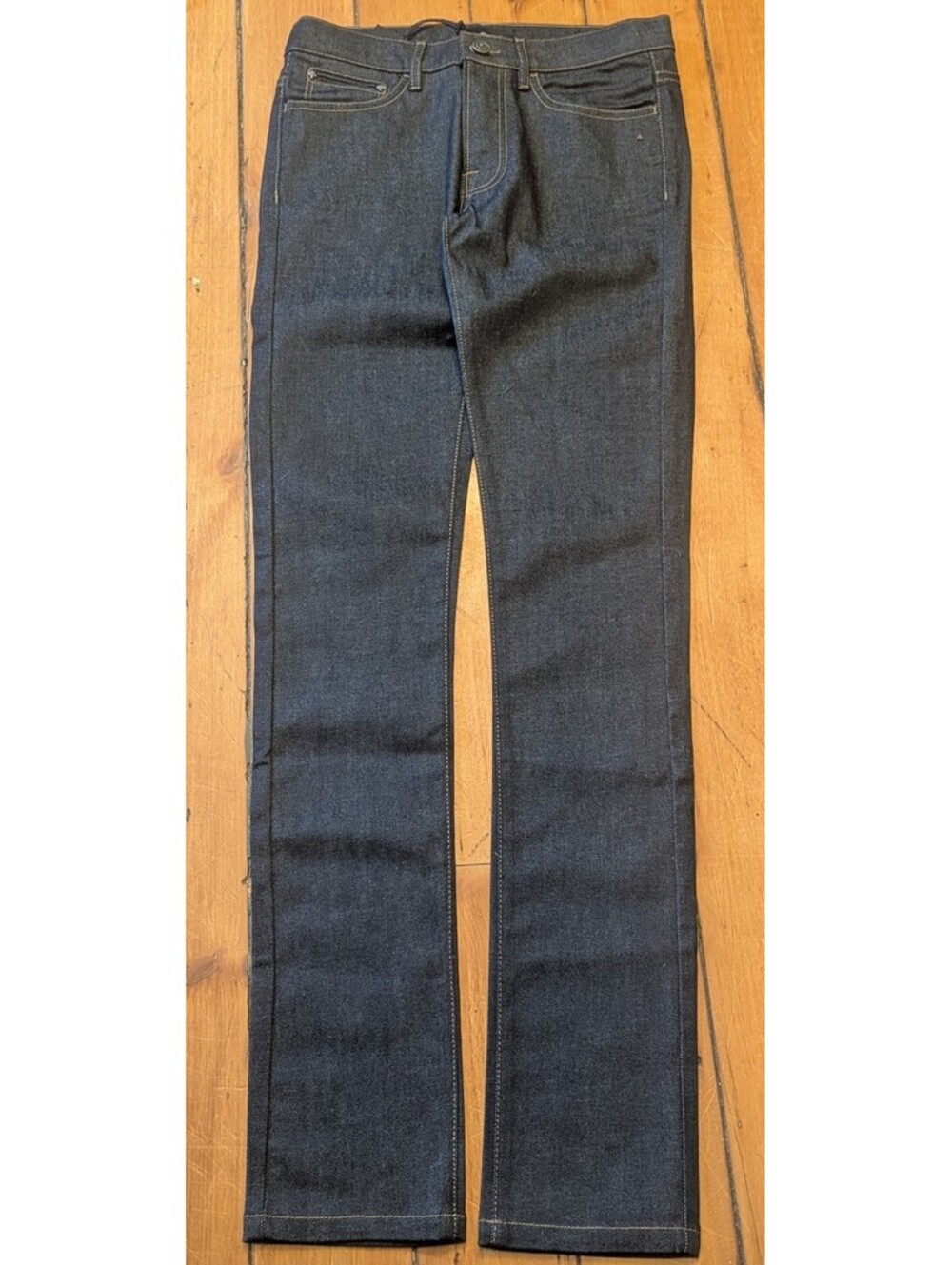 NWT THE KOOPLES BLUE BRUT DARK INDIGO SLIM STRAIGHT JEANS | SIZE 28 | MSRP $170